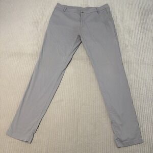 Bird Dogs Pants Mens 36x34 Gray Boom For Your Boomstick Lined Performance Chino